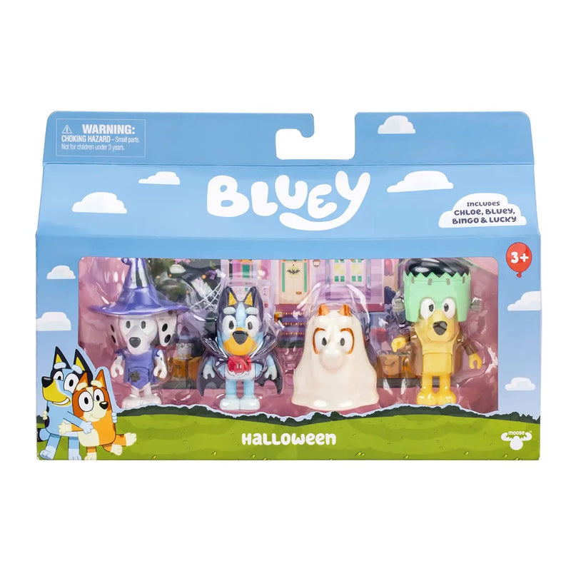 Bluey 4 Pack Figurine Set