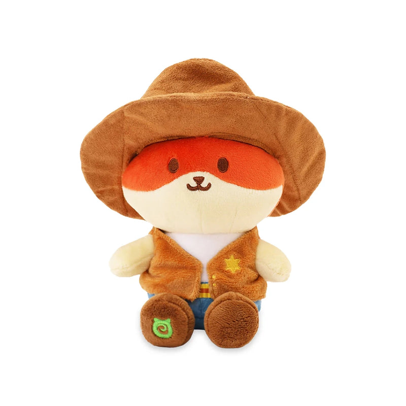 Sitting Plush- Cowboy Foxiroll