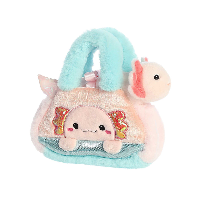 Fancy Pals Peek-A-Boo Axolotl Purse 7"