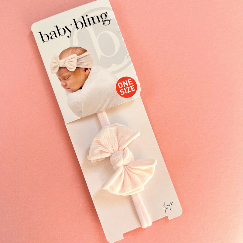 Baby Fab Skinny Headband- Ballet Pink