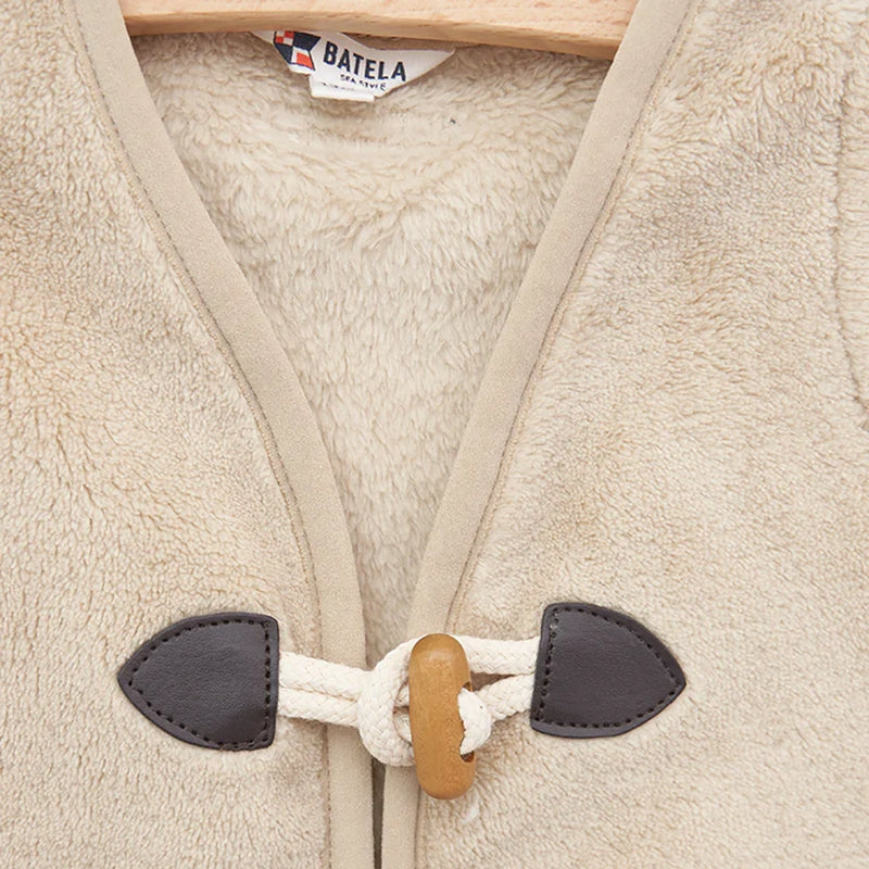 Teddy Polar Vest with Toggle