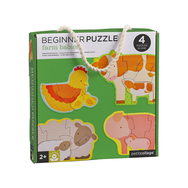 Petit Collage Beginner Puzzle- Farm Babies