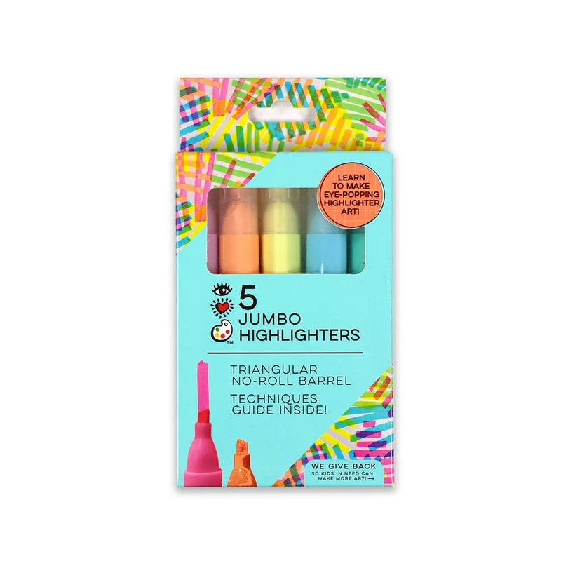 iheartart 5 pc Jumbo Highlighters