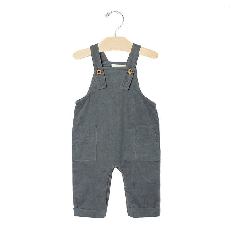 Corduroy Overall- Granite