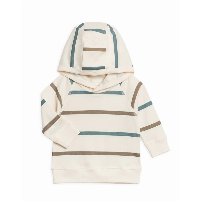 Madison Hooded Pullover- Max Stripe