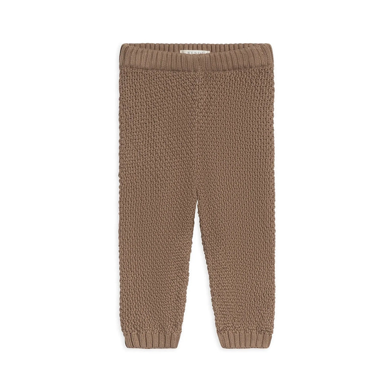 Mick Seed Stitch Sweater Knit Pants - Taupe