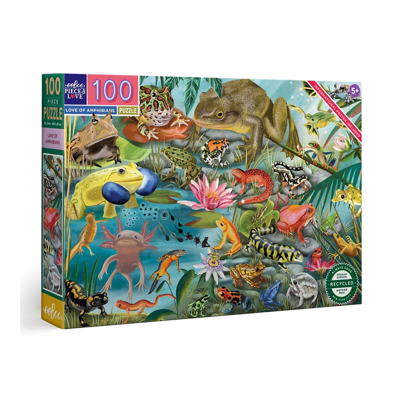 100 Pc Puzzle- Love of Amphibians