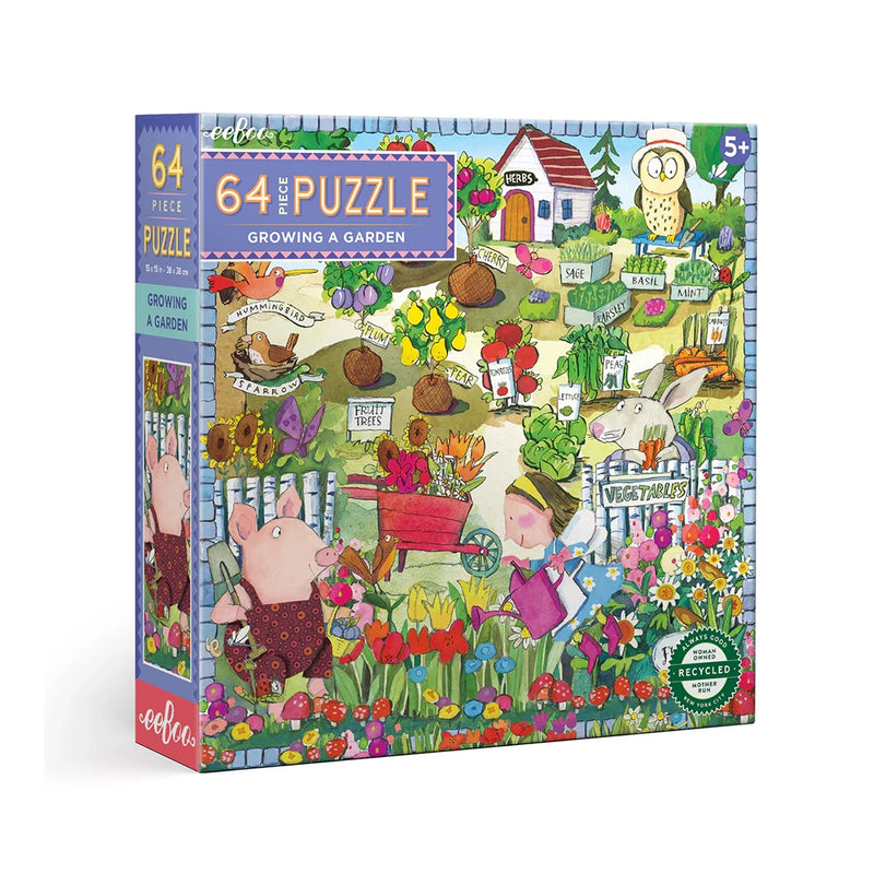 64 Pc Puzzle- Growing a Garden