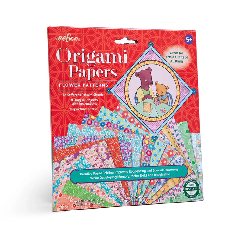 Origami Papers- Flower Patterns