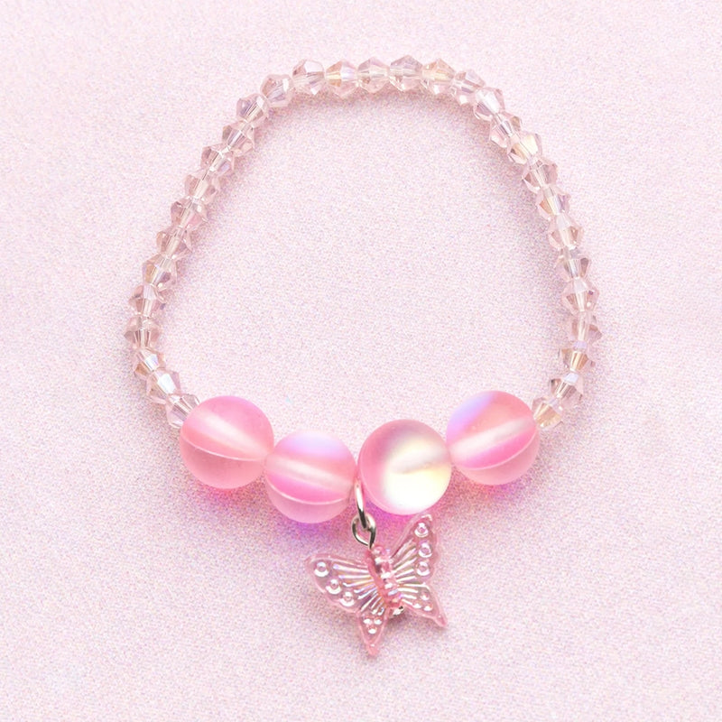 Boutique Holo Pink Crystal Bracelet