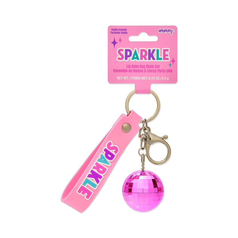 Sparkle Lip Balm Key Chain