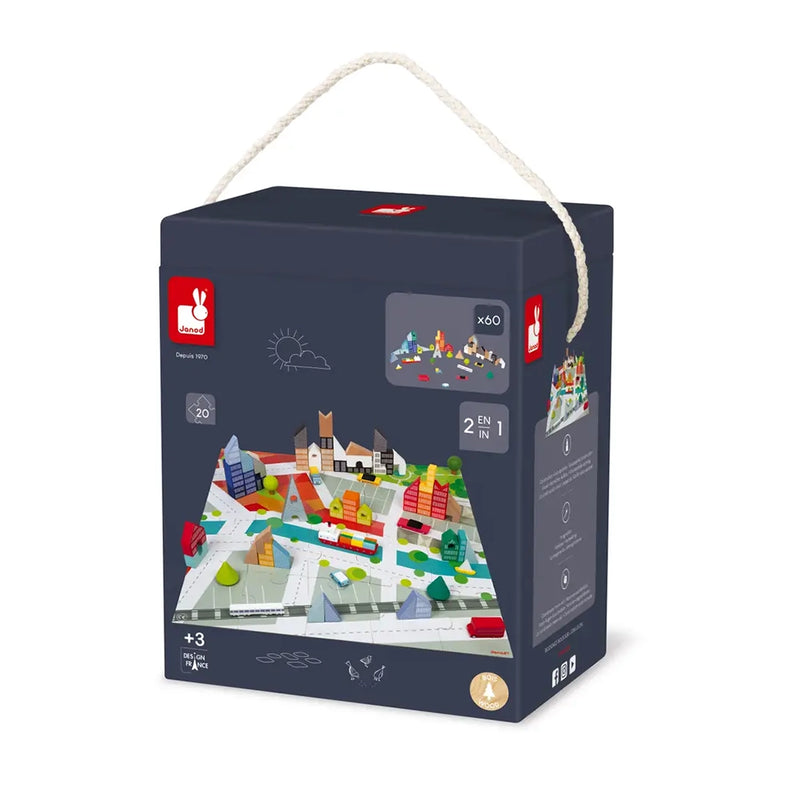 Kubix - City Puzzle 60 pc Block Set