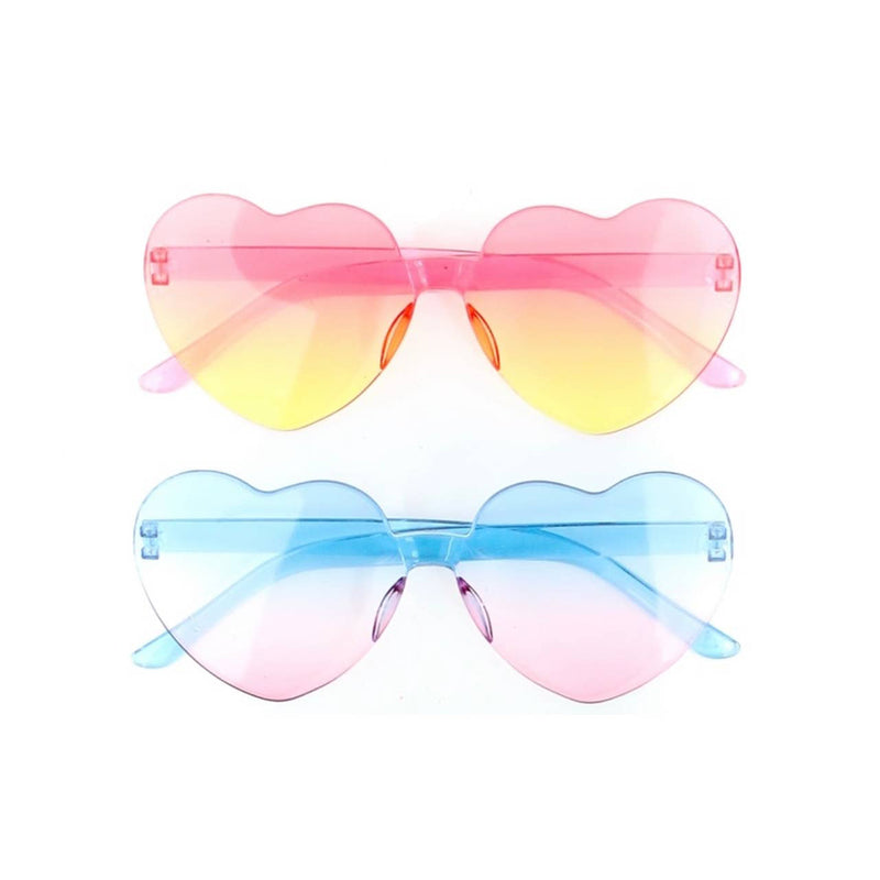 Heart-Shaped Ombre Glasses