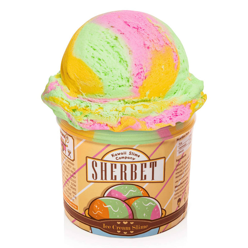 Ice Cream Pint Slime 11 oz- Sherbet