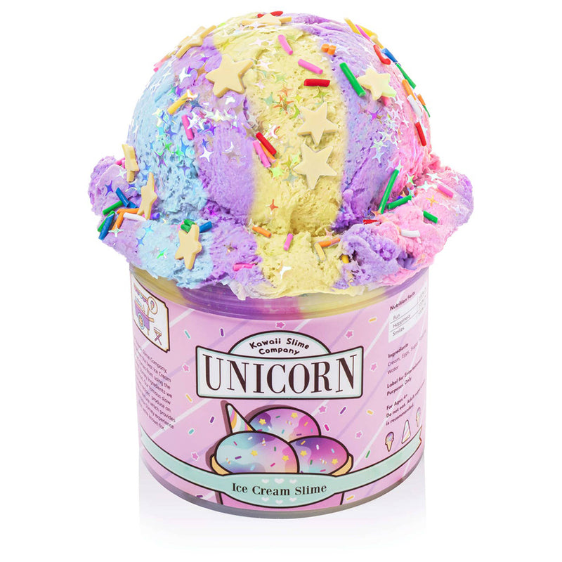 Ice Cream Pint Slime 11 oz- Unicorn