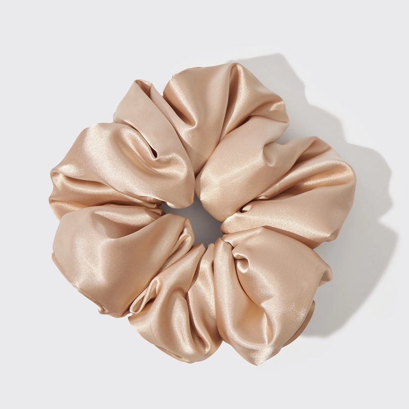 Cloud 9 Satin Pillow Scrunchie- Champagne