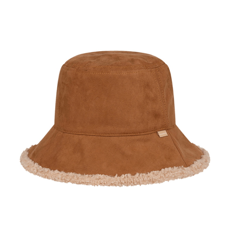 Women's Shearling Bucket Hat- Caramel