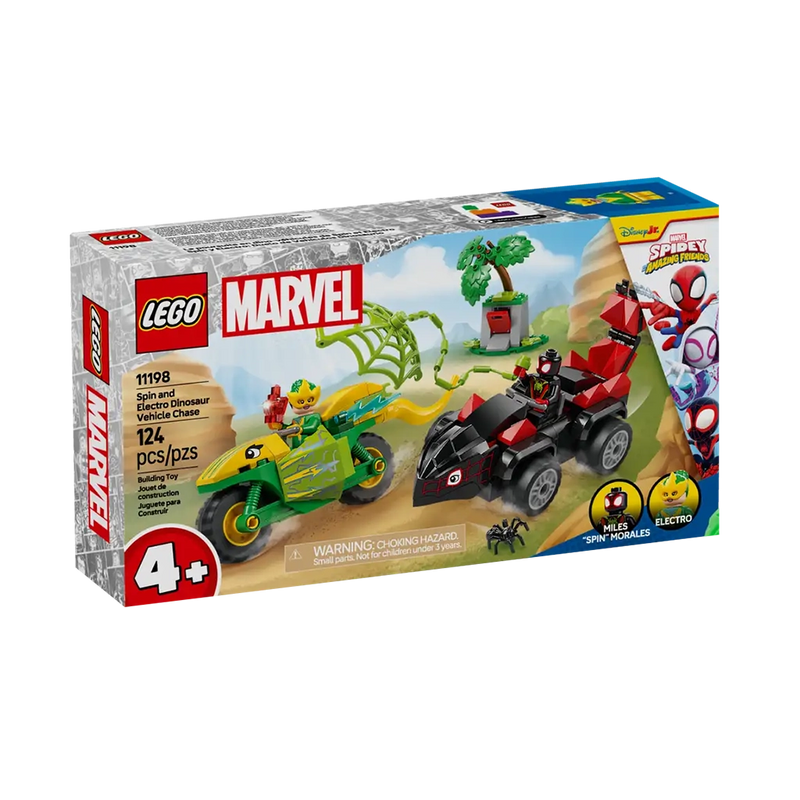 LEGO®  Marvel Spin and Electro Dinosaur Vehicle Chase