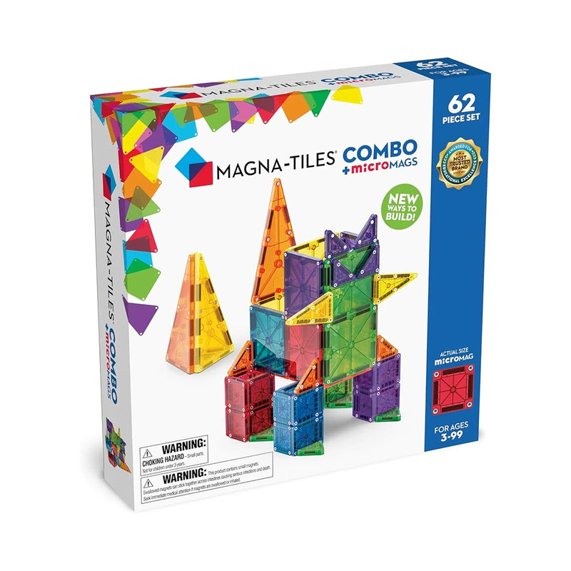 Magna-Tiles 62 Pc Combo Set