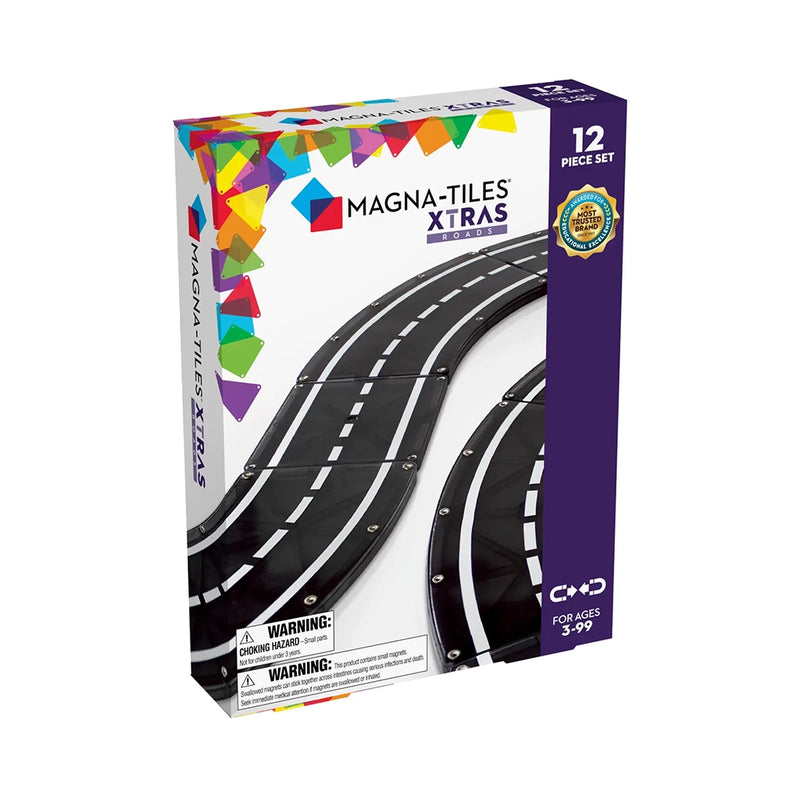 Magna-Tiles Xtras- Roads 12-Piece Set