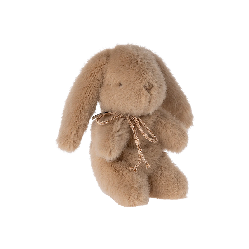 Mini Plush Bunny- Cream Peach