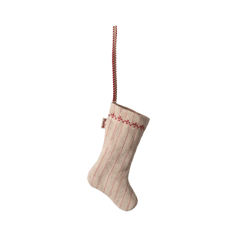 Stocking Ornament- Stripe Sand