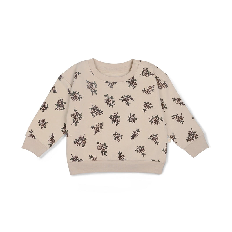 Organic Fleece Sweatshirt- Posy