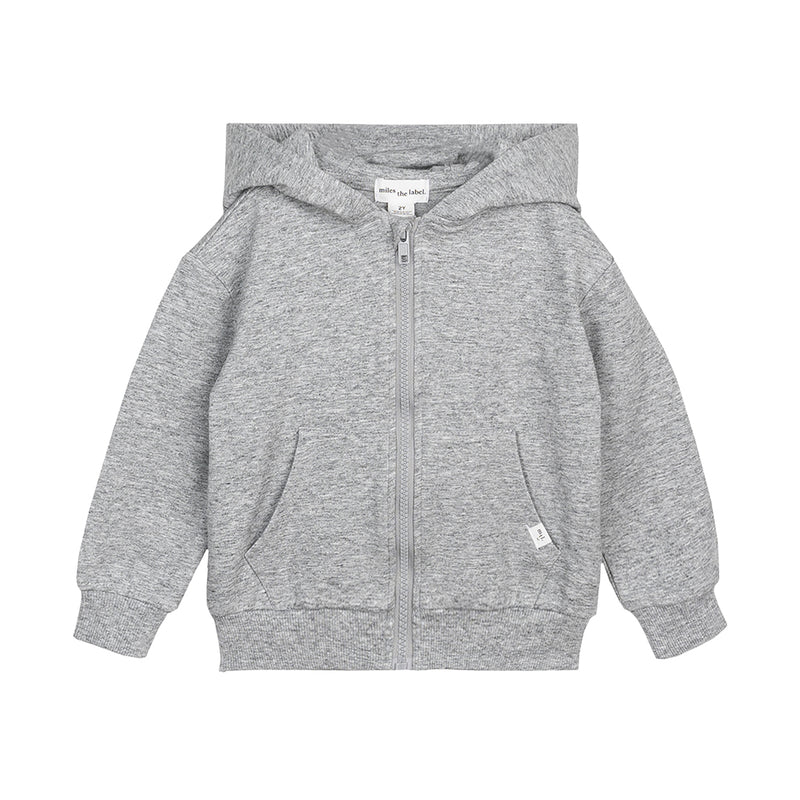 Organic Hoodie- Heather Grey