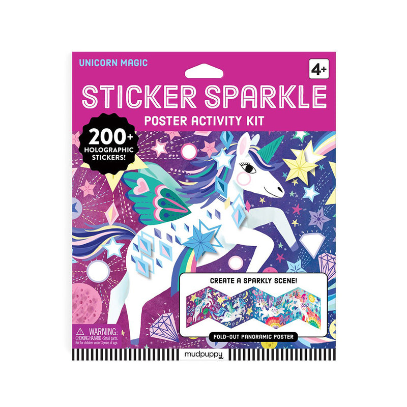 Sticker Sparkle Poster Activity Kit- Unicorn Magic