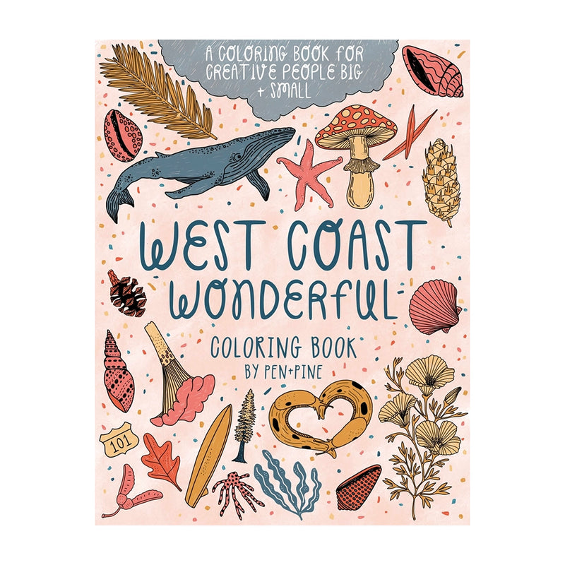 West Coast Wonderful Coloring Book