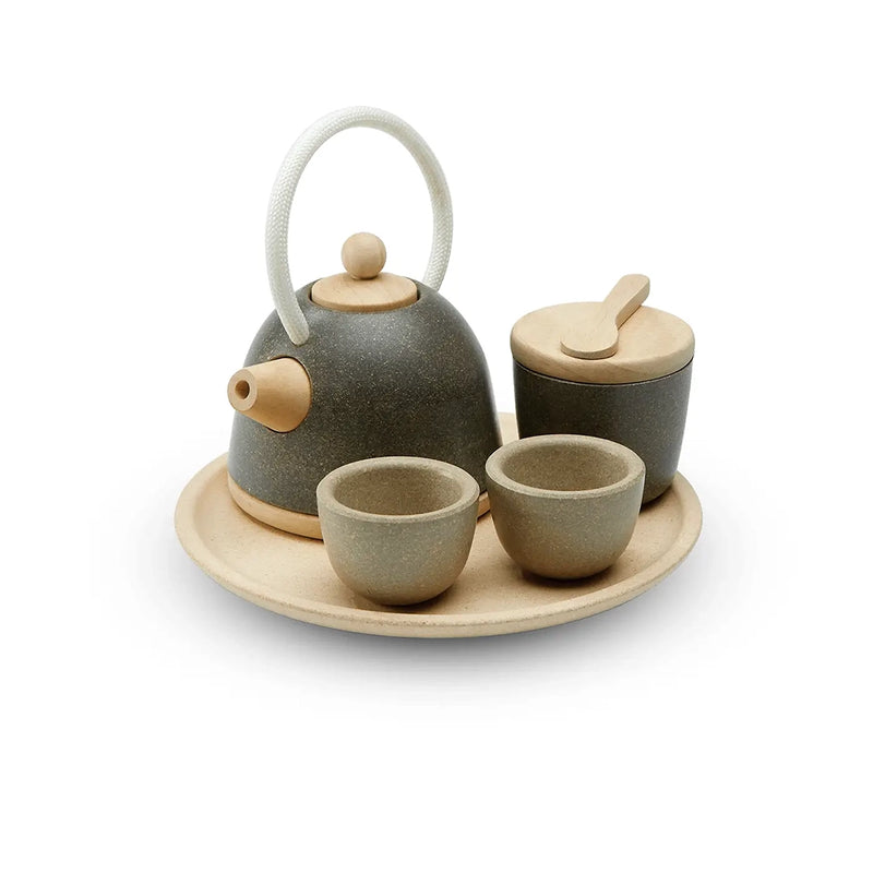 Wooden Classic Tea Set