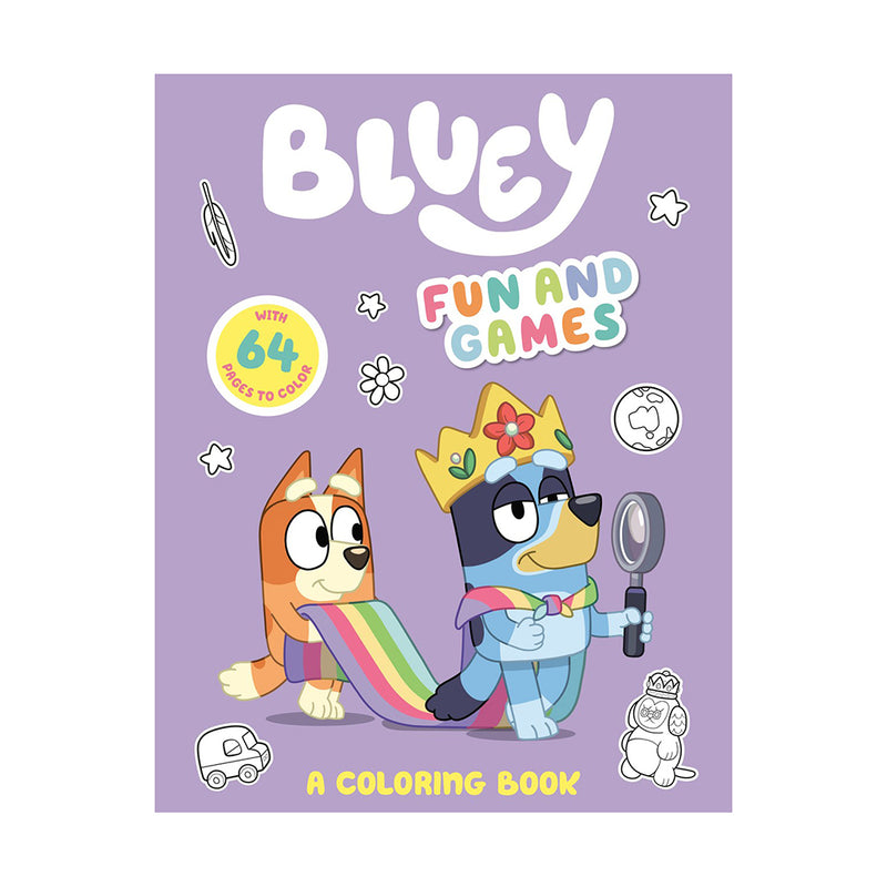 Bluey Fun and Games: A Coloring Book