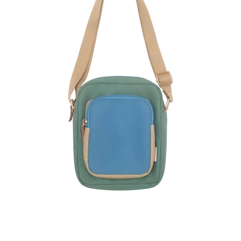 Utility Bag- Green Color Block