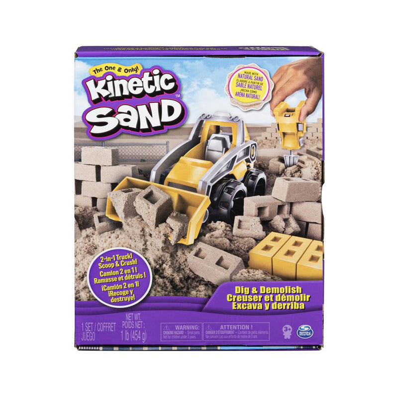 Kinetic Sand- Dig & Demolish Truck Playset