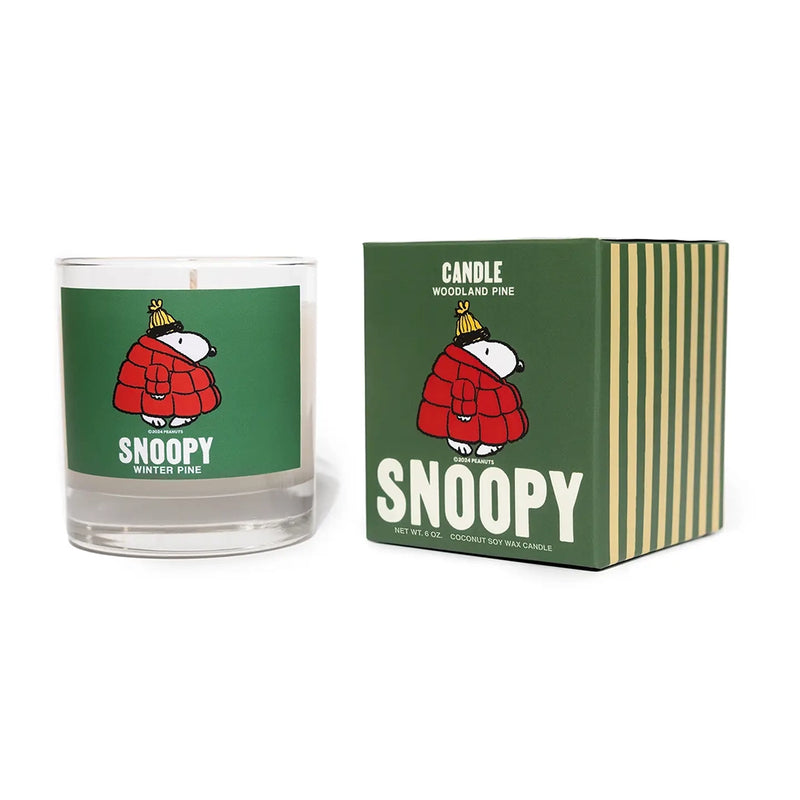 Snoopy Puffy Coat Pine Candle