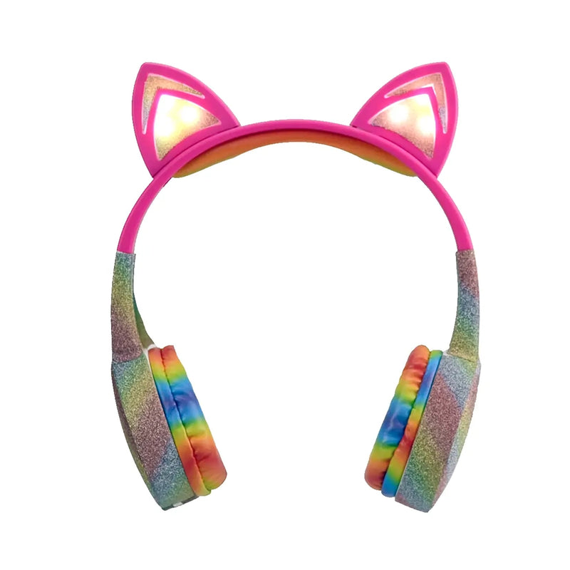 Kiddy Ears Rainbow Bluetooth Headphones